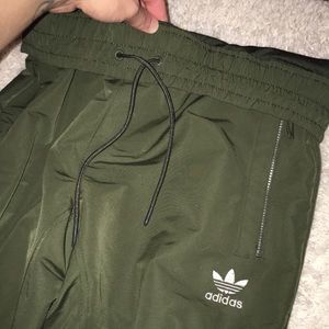 Army Green Adidas Pants